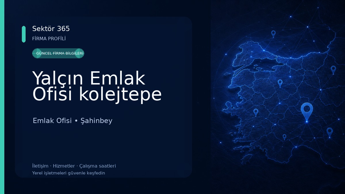 Yalçın Emlak Ofisi kolejtepe