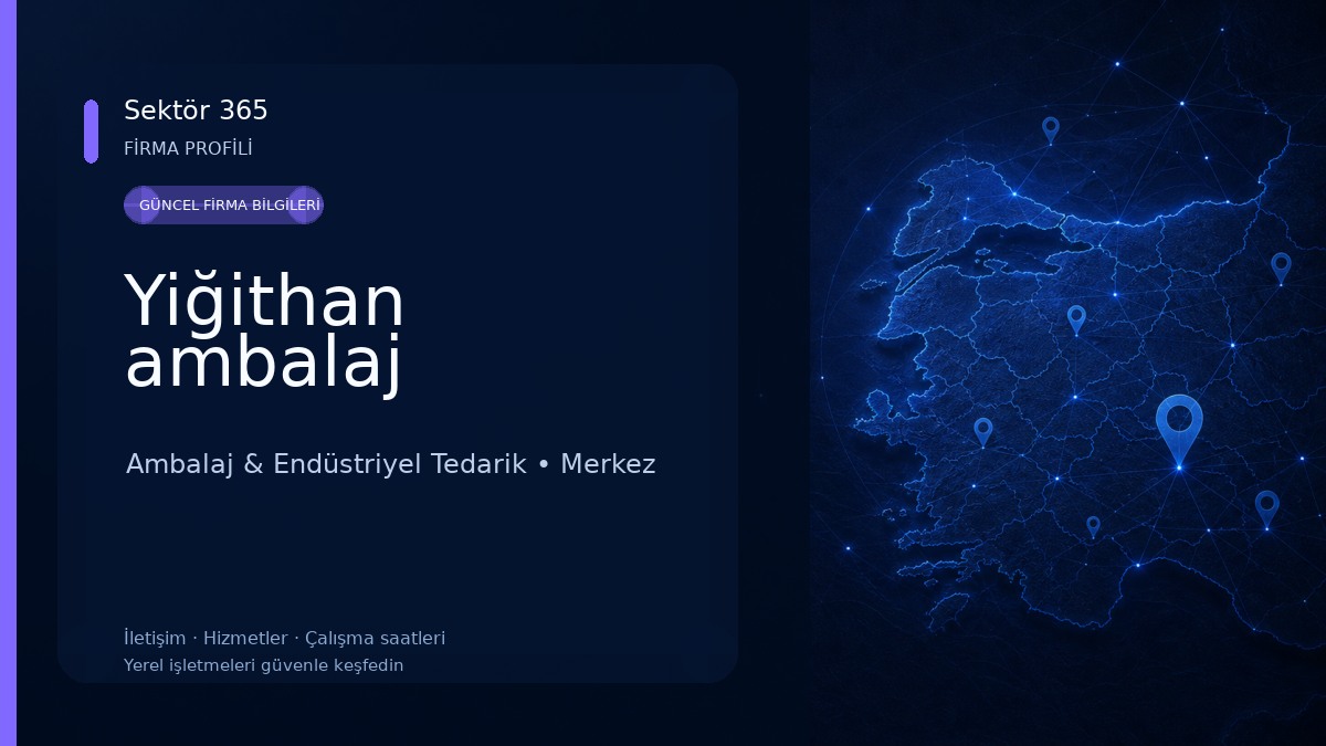 Yiğithan ambalaj Ambalaj & Endüstriyel Tedarik