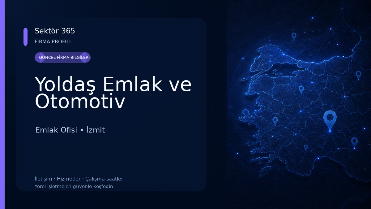 Yoldaş Emlak ve Otomotiv Emlak Ofisi