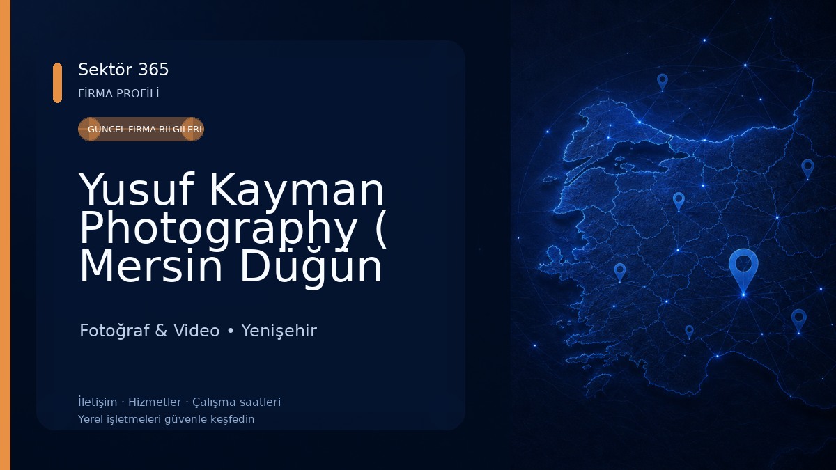 Yusuf Kayman Photography ( Mersin Düğün Fotoğrafçısı)