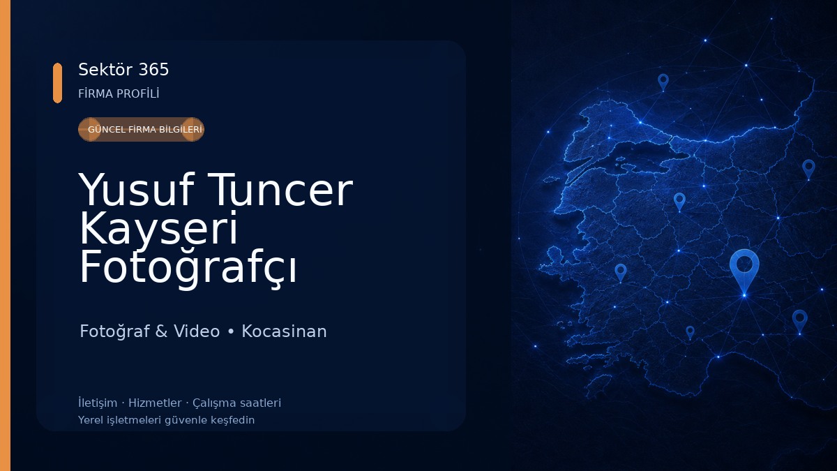 Yusuf Tuncer Kayseri Fotoğrafçı 