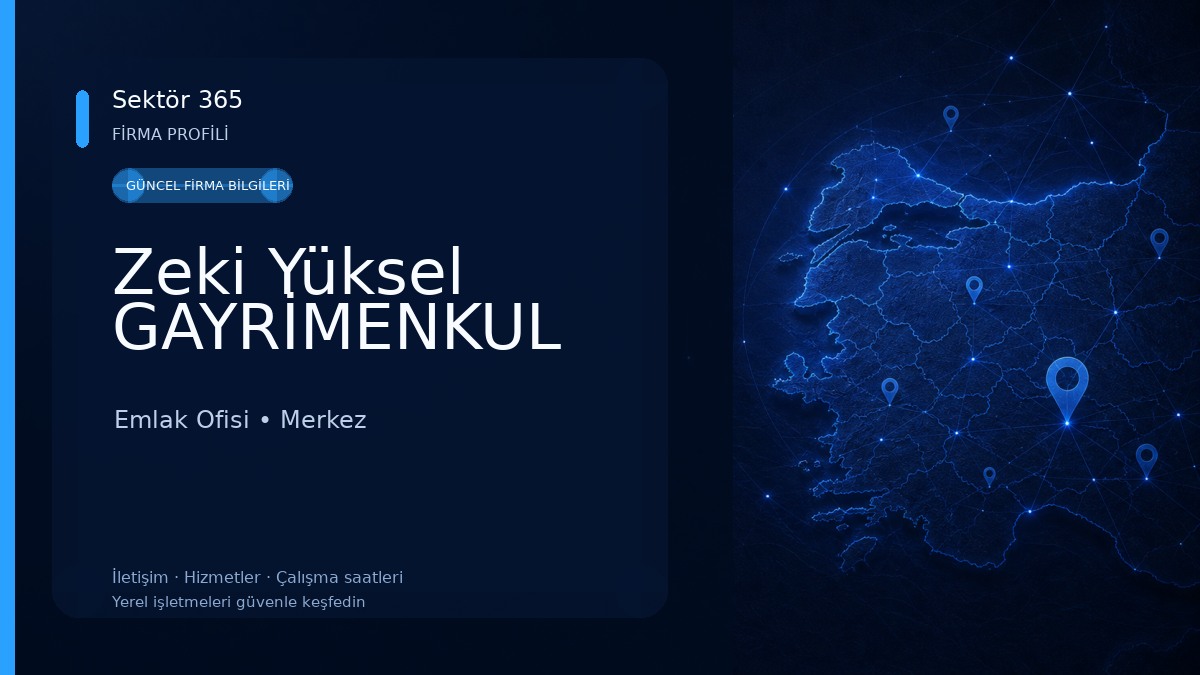 Zeki Yüksel GAYRİMENKUL