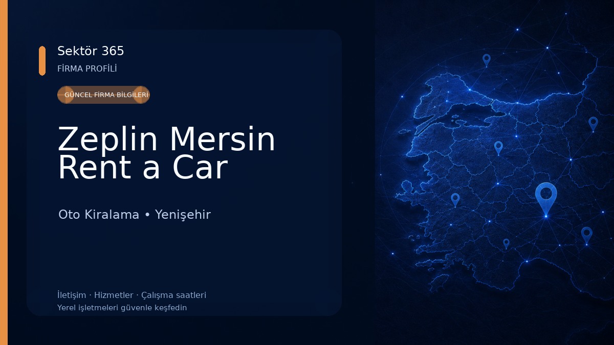Zeplin Mersin Rent a Car Oto Kiralama