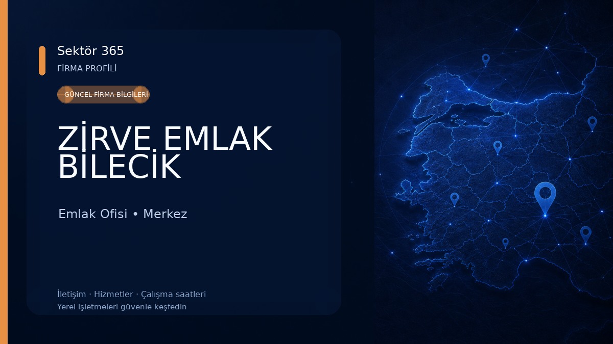 ZİRVE EMLAK BİLECİK