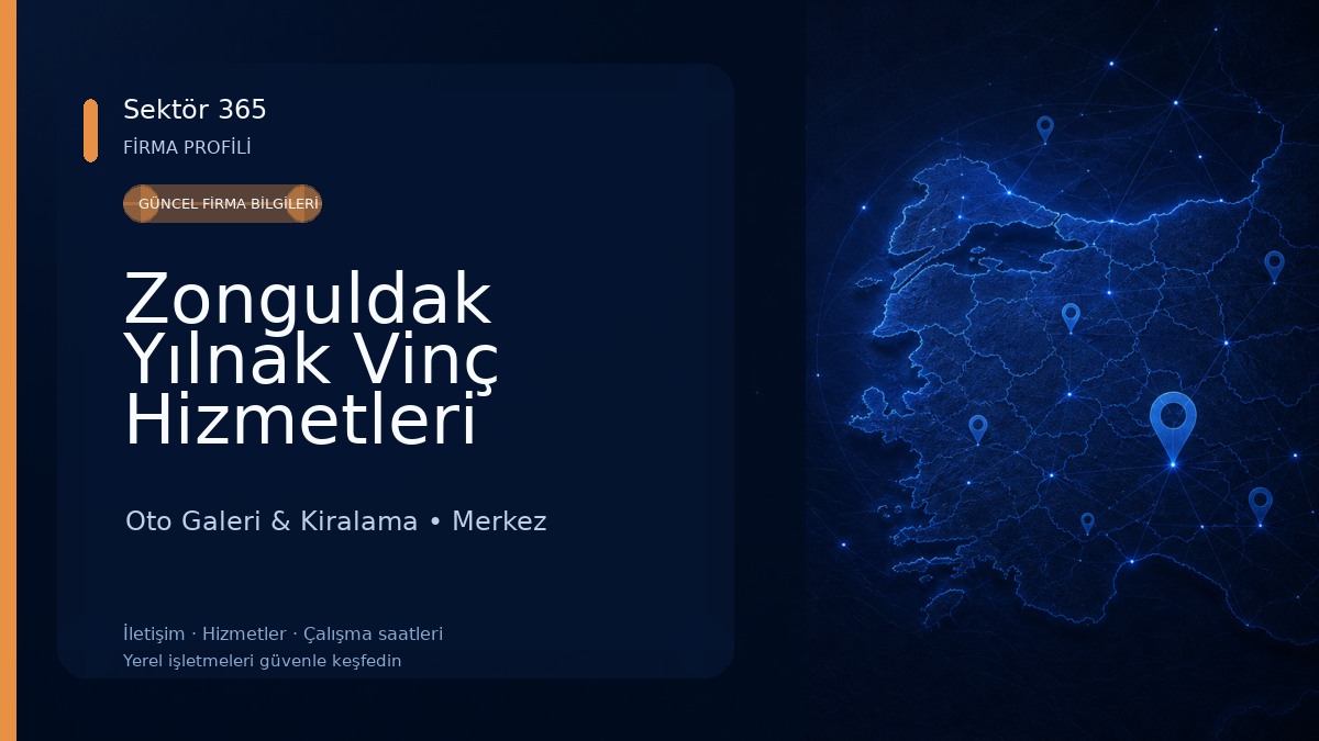 Zonguldak Yılnak Vinç Hizmetleri