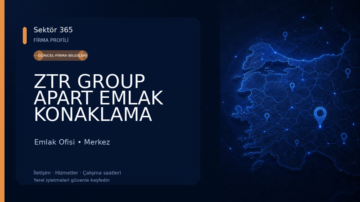 ZTR GROUP APART EMLAK KONAKLAMA